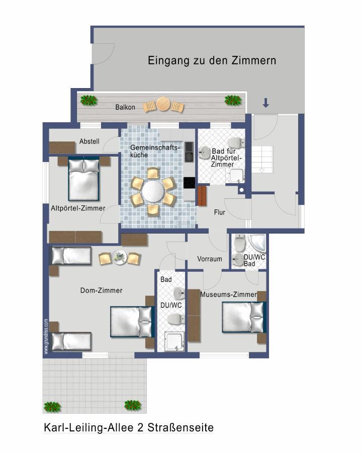 Zimmer Am Museum Espira Exterior foto